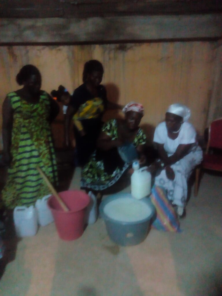 TRAINING PROGRAM ORGANIZED FOR PERSONS WITH DISABILITIES (PWD’S) ON HOW TO MAKE LIQUID SOAP AT ABOADZE COMMUNITY CENTRE