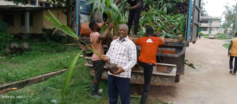 Shama District Assembly Shares Coconut Seedlings Under PERD