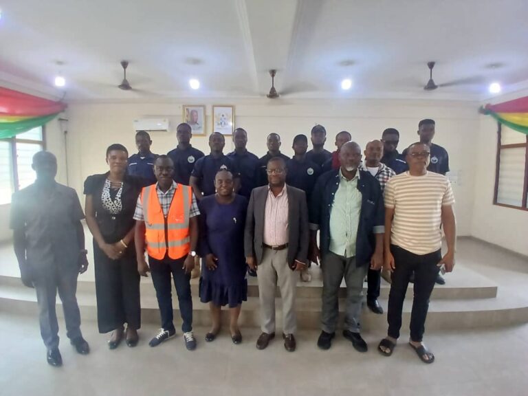 Commissioning of the Second Batch of Blue Water Guards at Shama District Assembly.