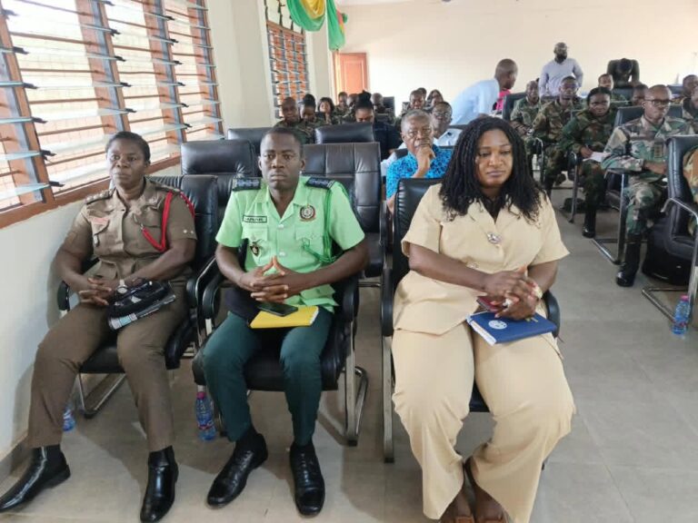ENVIRONMENTAL STUDY TOUR BY GHANA ARMED FORCES COMMAND AND STAFF COLLEGE HELD IN SHAMA