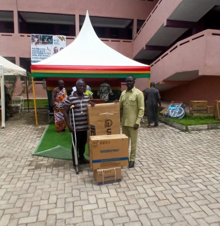 SHAMA DISTRICT ASSEMBLY SUPPORTS 132 PERSONS WITH DISABILITIES